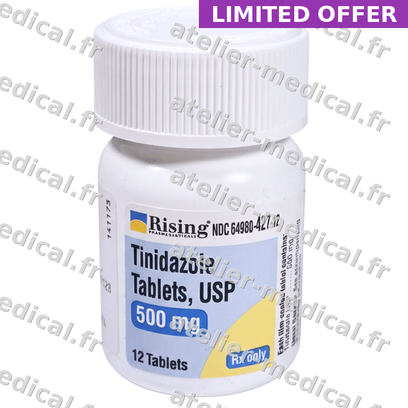 Pharmacie en ligne : Tinidazole 500mg (Tinidazole) en France