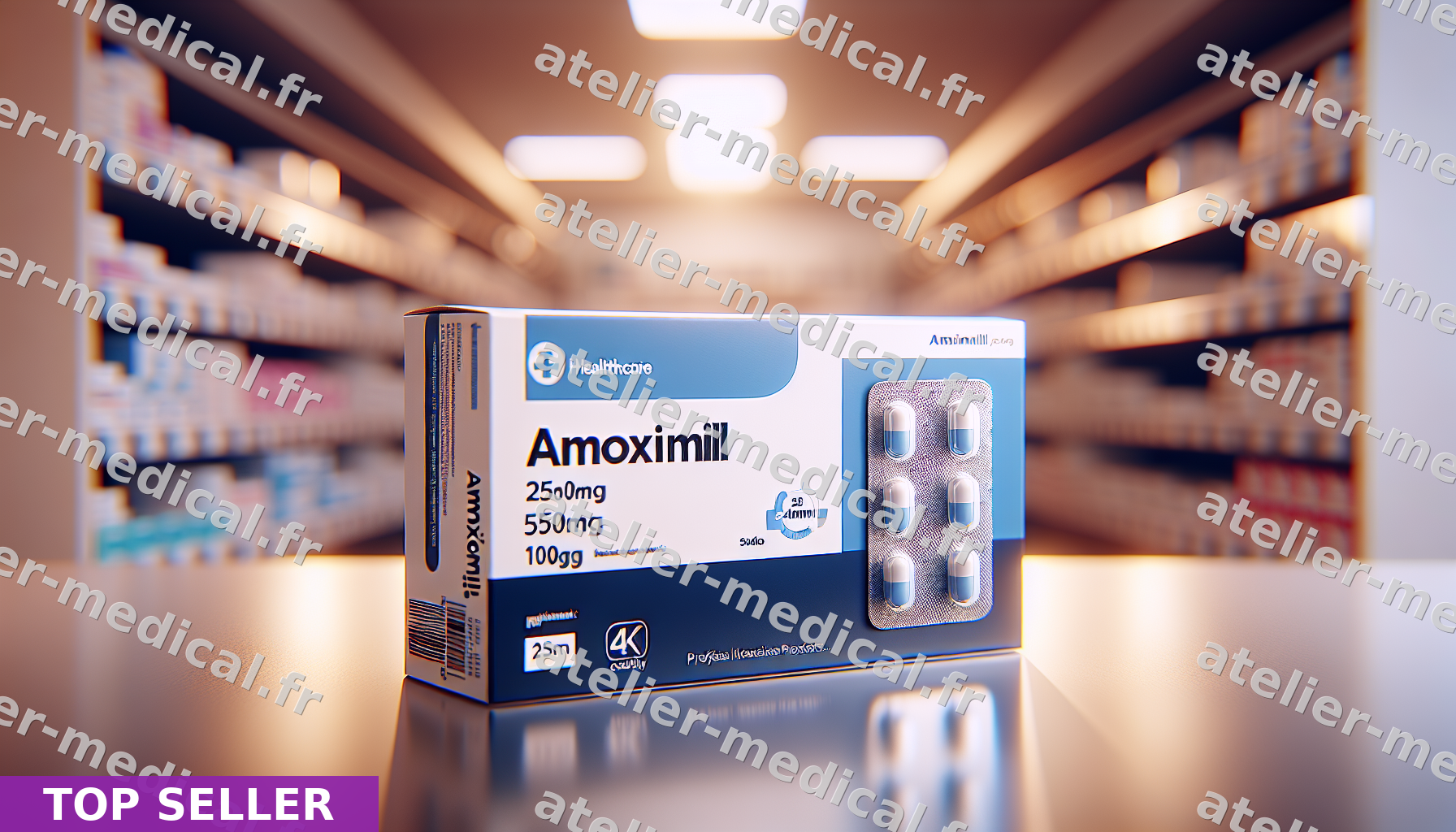 Clamoxyl 500mg à partir de 0,51€ en France – Pharmacie certifiée