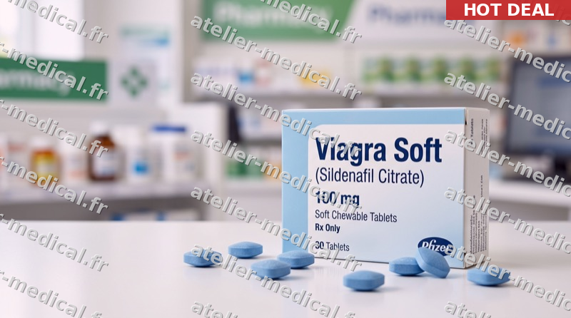 Commandez Viagra Soft 100mg — (Sildenafil) — dès 1,09€ — service confidentiel